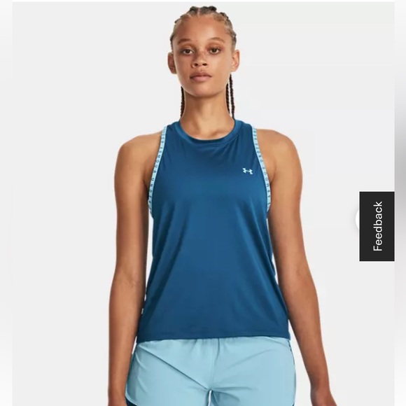 Under Armour Navy Knockout Novelty Tank - Picture 3 of 4